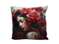 CARMANI Poduszka z wypełnieniem/suwak - L. Lozano, Kwiaty na głowie 5905450813314