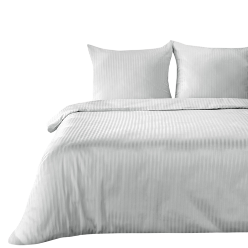 Pościel satynowa komplet 160X200 VERA srebrny 5903571612380