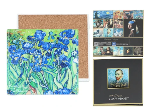 Podkładka ceramiczna - V. van Gogh, Irysy (CARMANI)