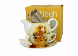 Duo Filiżanka z dzbankiem Tea for one SUNFLOWERS Van Gogh