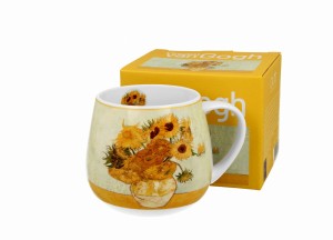 Duo Kubek baryłka SUNFLOWERS inspired by Van Gogh