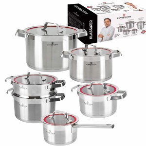 Zwieger komplet garnków z pokrywkami 11 elementów KLASSIKER 