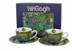Filiżanki espresso 110 ml 2 szt Irises Van Gogh