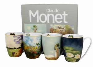 Komplet 4 kubków classic 350 ml  - C. Monet