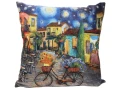 Poduszka z wypełnieniem/suwak - Inspirowana malarstwem V. van Gogh (CARMANI)