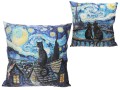 Poduszka z wypełnieniem/suwak - Inspirowana malarstwem V. van Gogh (CARMANI)