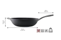 Patelnia Wok żeliwny 34 cm SKOTTSBERG CAST IRON 8717522225928