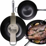 SKOTTSBERG Patelnia Wok  żeliwny 34 cm CAST IRON