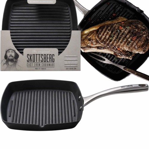 Patelnia grilowa żeliwna 28 cm SKOTTSBERG CAST IRON K2 8717522225973