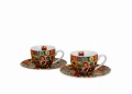 Duo 2 Filiżanki porcelanowe do espresso Squares with Circ 5902693960164