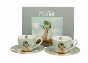 Duo 2 Filiżanki porcelanowe do espresso Women with Paraso