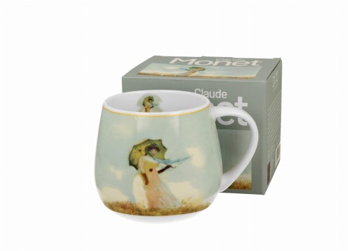 Duo Kubek porcelanowy baryłka WOMAN WITH PARASOL inspired by Monet 5902693960188