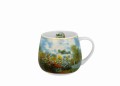 Duo Kubek porcelanowy baryłka The Garden at Argenteuil - C. Monet 5902693960362