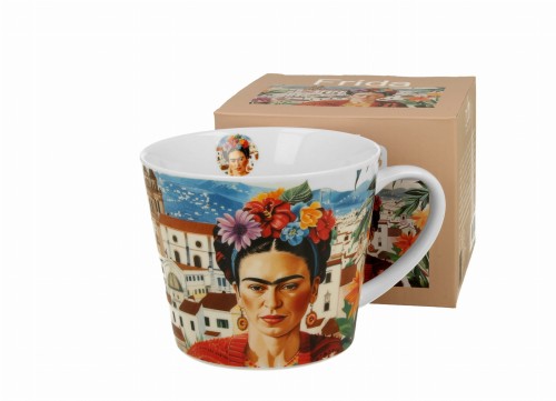 Duo Kubek porcelanowy prosty Mexican Art - Red 5902693960461