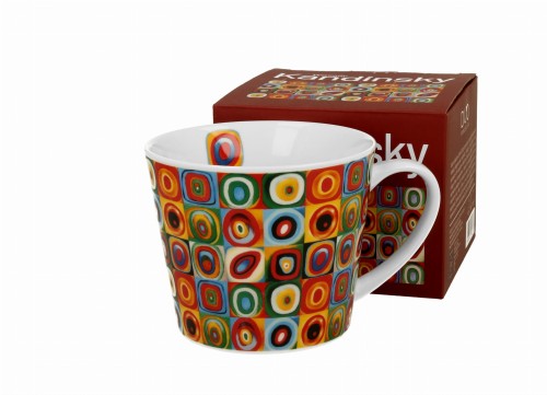 Duo Kubek porcelanowy prosty Squares with Circles - W. Kandinsky 5902693960133