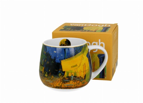 Duo Kubek porcelanowy baryłka Terrace at Night - V. van Gogh 5902693959328