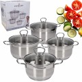 Zwieger Rocca zestaw garnków z pokrywkami 8 elementów 5903357378622