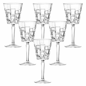 Zestaw kieliszków do wina czerwonego wody 280 ml 6 szt Etna RCR