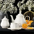 Villa Italia Filiżanka porcelanowa do herbaty SANDRINE 5901568594909