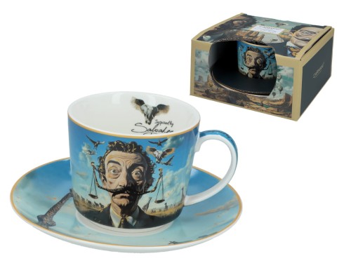 Filiżanka ze spodkiem - inspirowana malarstwem S. Dali (CARMANI) 5905450834388