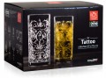 Zestaw 6 szklanek wysokich long 370 ml TATTOO RCR 8007815269419