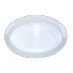 Półmisek  porcelanowy owalny 36 cm Base Black Bogucice