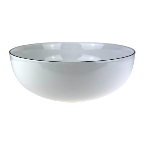 Salaterka porcelanowa 23 cm Base Black Bogucice 5903517124236