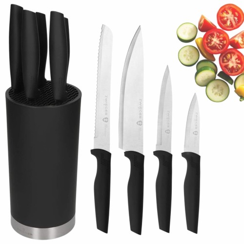 Zwieger blok z zestawem 5 noży VIRTU 5905794972746