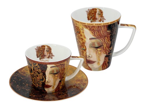 Kpl. filiżanka i kubek - G. Klimt, Złote łzy (CARMANI) 5905450834210