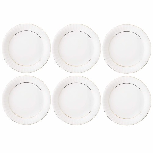 Talerz deserowy 19 cm 6 szt Iwona złota linia B014 Chodzież 5903353164106