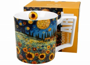 Kubek duży porcelanowy MODERN - SUNFLOWER FIELD