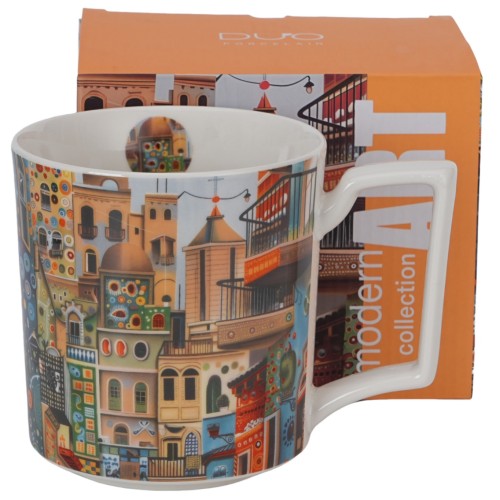 Kubek duży porcelanowy MODERN - SWEET CITY 5902693970071