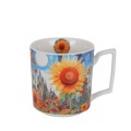 Kubek porcelanowy MODERN - SUNFLOWER 5902693970088