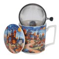 Kubek z zaparzaczem MODERN - SLEEPY KINGDOM 5902693970248