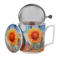 Kubek z zaparzaczem MODERN - SUNFLOWER 5902693970095
