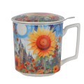 Kubek z zaparzaczem MODERN - SUNFLOWER 5902693970095