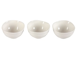 Ambition komplet 3 salaterek Relief 8 x 4 cm Salsa