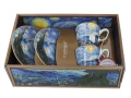 Kpl. 2 filiżanek espresso V. Van Gogh Gwiaździsta noc CARMANI 5907580060910