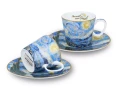 Kpl. 2 filiżanek espresso V. Van Gogh Gwiaździsta noc CARMANI 5907580060910