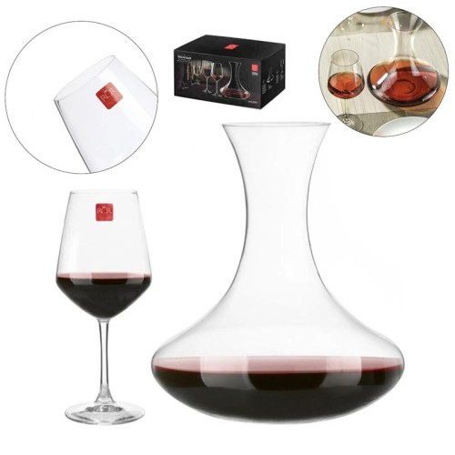 Zestaw do wina Karafka + 6 szklanek UNIVERSUM RCR 8007815732609