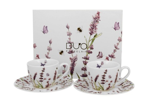 Filiżanki espresso 110 ml 2 szt CLASSIC LAVENDER 5902693928416