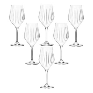 Kryształowe Kieliszki do wina 6 sztuk 400 ml RCR TIMELESS