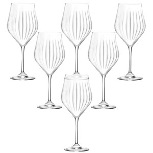 Kryształowe Kieliszki do wina 6 sztuk 650 ml RCR TIMELESS