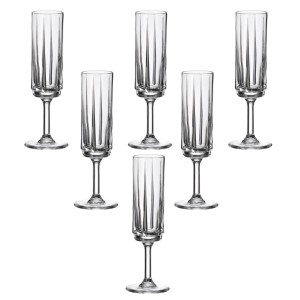 Kryształowe Kieliszki do szampana 150 ml OLIVIA komplet 6 sztuk