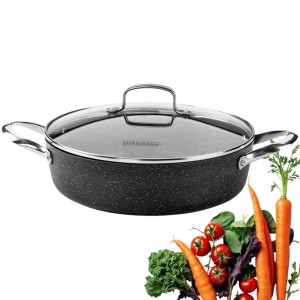 BRYTFANNA Patelnia głęboka GARNEK NISKI 28x7cm Crossroad Fackelmann