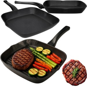 ZWIEGER PATELNIA GRILLOWA NIEPRZYWIERAJĄCĄ INDUKCJA GAZ BLACK CALDO 28CM
