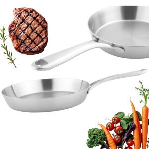 Patelnia ze stali nierdzewnej NOIS trójwarstwowa Tri-Ply 28 cm