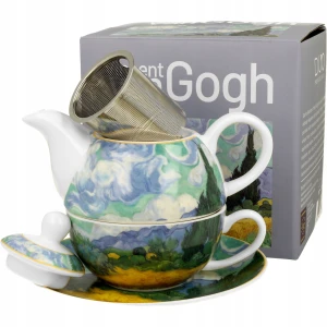 Duo Tea for One Van Gogh Pole Pszenicy – zestaw porcel. 350 ml
