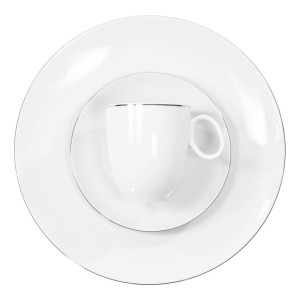 Chodzież zestaw obiadowy QUEBEC 6/18  Platynowa linia