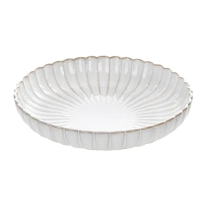 Misa dekoracyjna AVRIL ceramiczna kremowa 28 x 28 x 6 cm